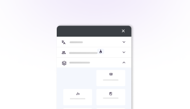 Interface du Widget IA